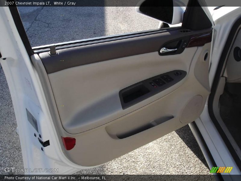 White / Gray 2007 Chevrolet Impala LT