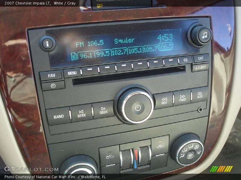 White / Gray 2007 Chevrolet Impala LT