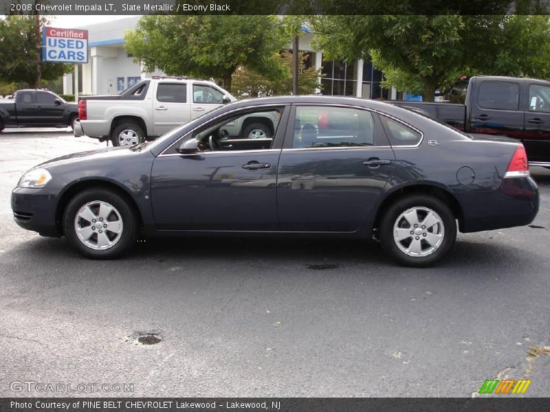 Slate Metallic / Ebony Black 2008 Chevrolet Impala LT