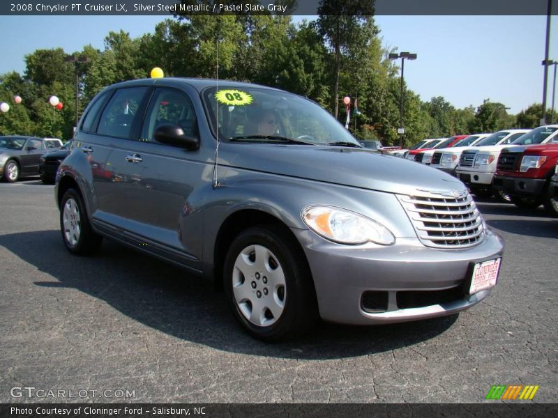 Silver Steel Metallic / Pastel Slate Gray 2008 Chrysler PT Cruiser LX