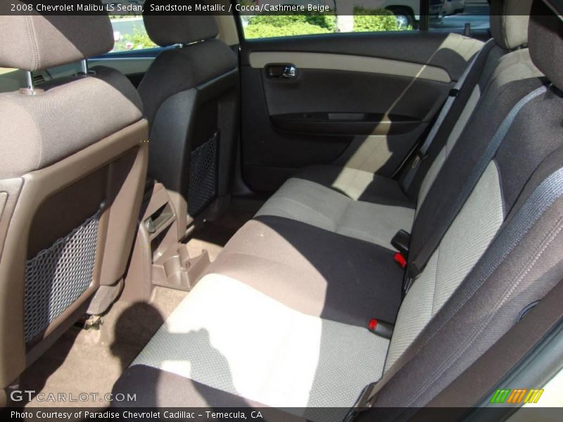 Sandstone Metallic / Cocoa/Cashmere Beige 2008 Chevrolet Malibu LS Sedan