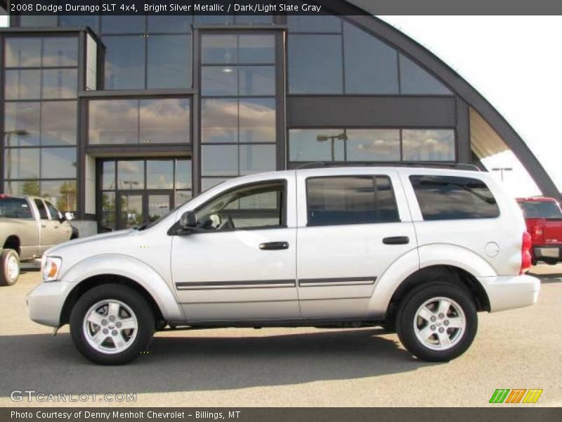 Bright Silver Metallic / Dark/Light Slate Gray 2008 Dodge Durango SLT 4x4