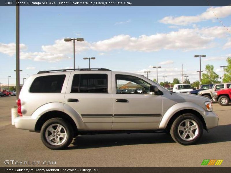 Bright Silver Metallic / Dark/Light Slate Gray 2008 Dodge Durango SLT 4x4