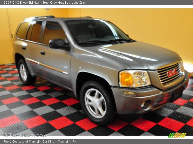 Steel Gray Metallic / Light Gray 2007 GMC Envoy SLE 4x4