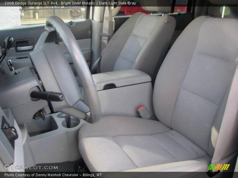 Bright Silver Metallic / Dark/Light Slate Gray 2008 Dodge Durango SLT 4x4