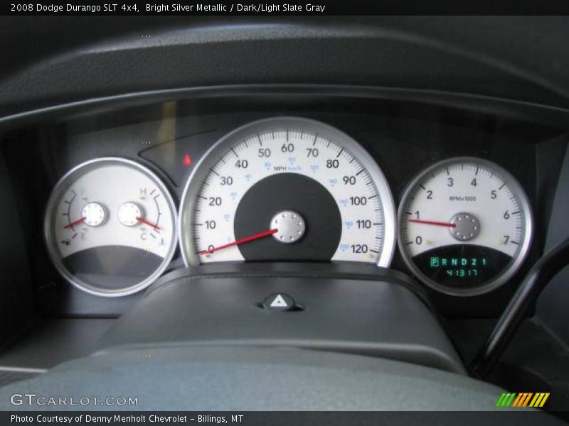 Bright Silver Metallic / Dark/Light Slate Gray 2008 Dodge Durango SLT 4x4
