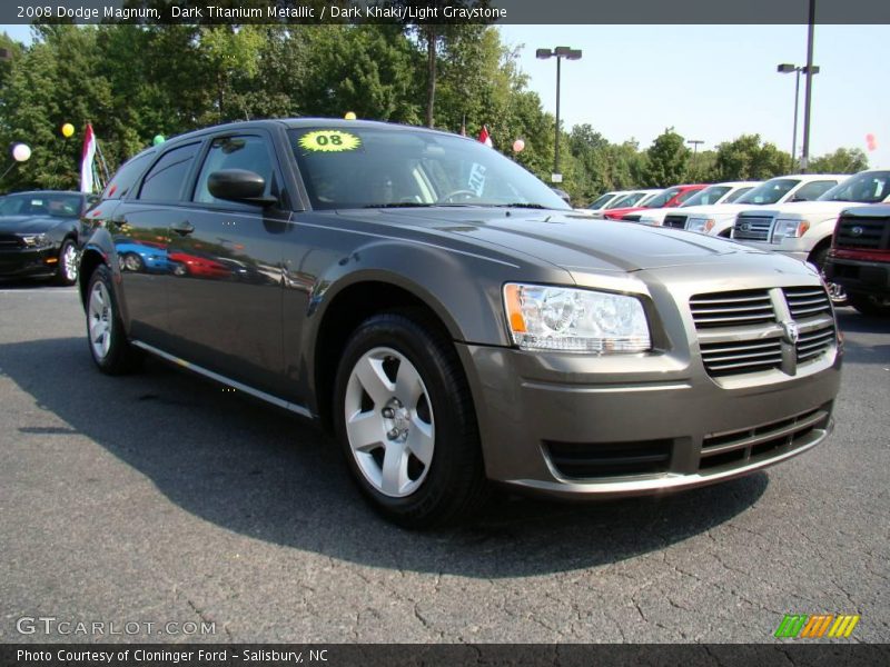 Dark Titanium Metallic / Dark Khaki/Light Graystone 2008 Dodge Magnum