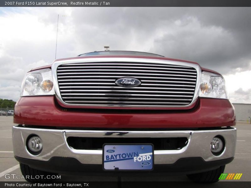 Redfire Metallic / Tan 2007 Ford F150 Lariat SuperCrew