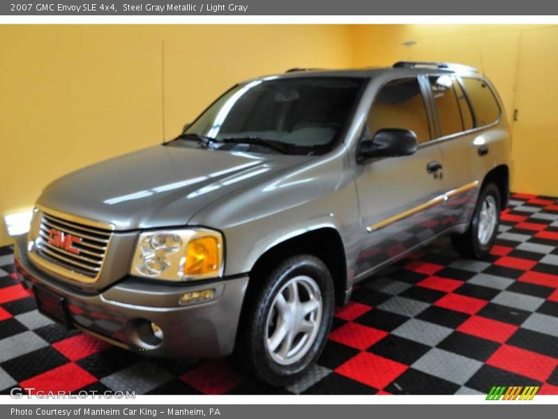 Steel Gray Metallic / Light Gray 2007 GMC Envoy SLE 4x4
