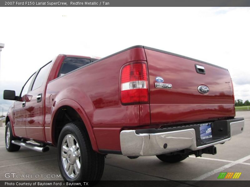 Redfire Metallic / Tan 2007 Ford F150 Lariat SuperCrew