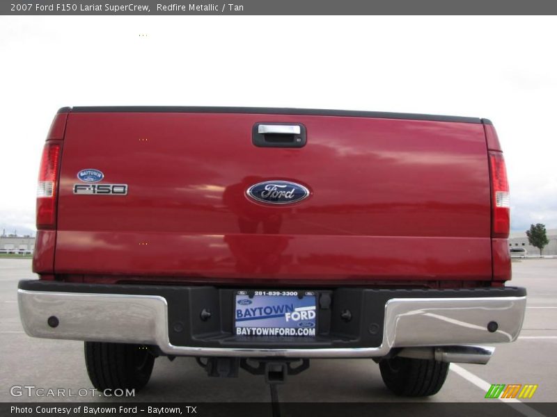 Redfire Metallic / Tan 2007 Ford F150 Lariat SuperCrew