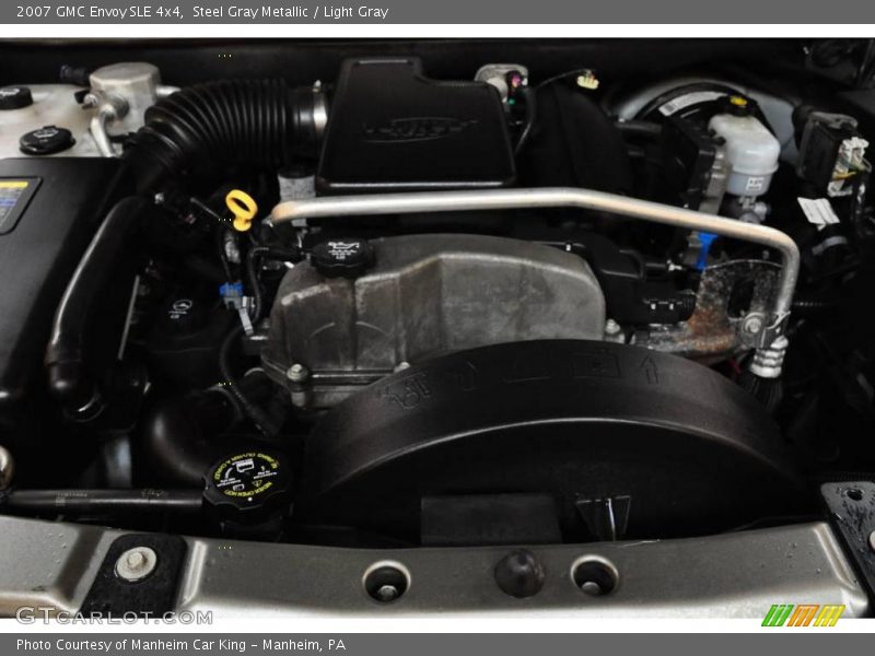 Steel Gray Metallic / Light Gray 2007 GMC Envoy SLE 4x4
