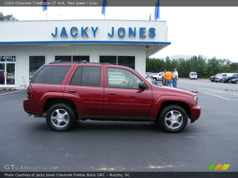 Red Jewel / Gray 2009 Chevrolet TrailBlazer LT 4x4