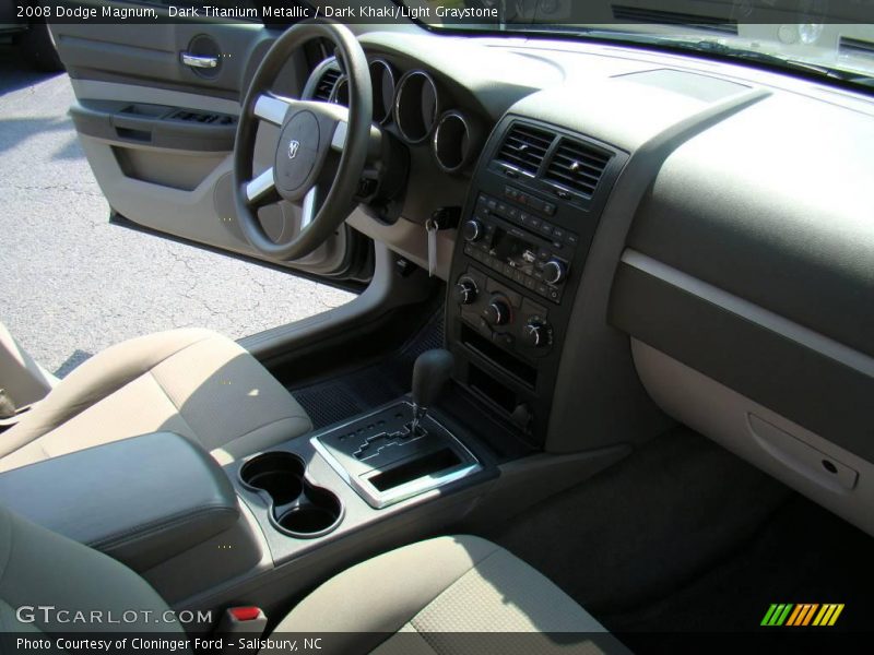 Dark Titanium Metallic / Dark Khaki/Light Graystone 2008 Dodge Magnum