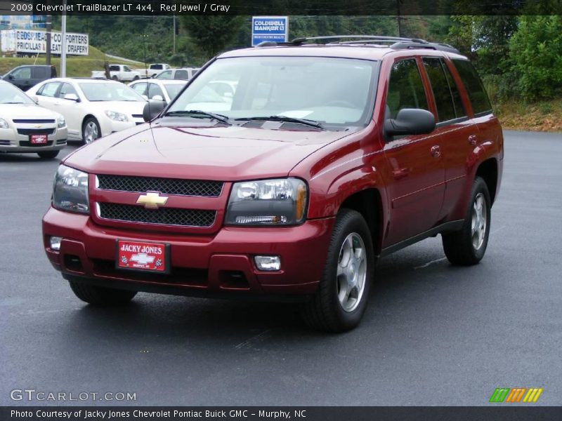 Red Jewel / Gray 2009 Chevrolet TrailBlazer LT 4x4