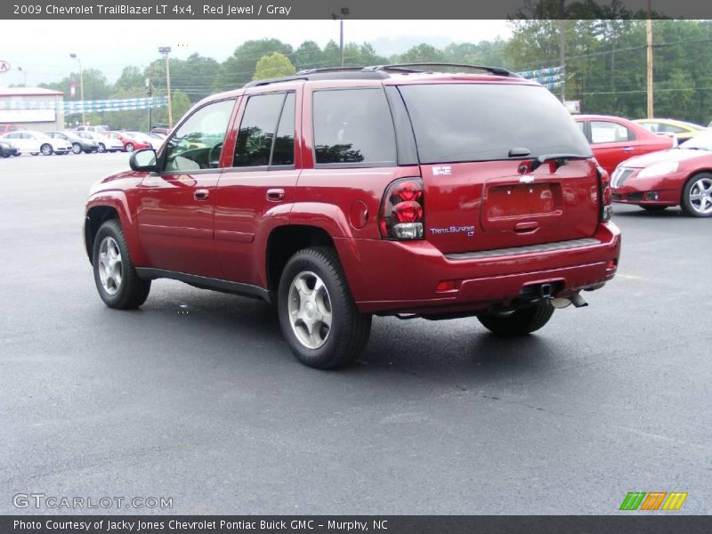Red Jewel / Gray 2009 Chevrolet TrailBlazer LT 4x4