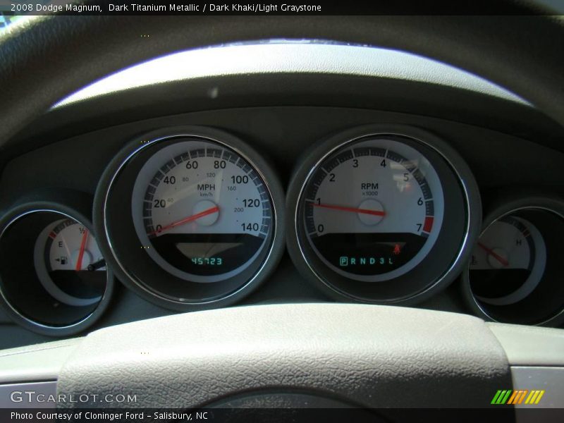 Dark Titanium Metallic / Dark Khaki/Light Graystone 2008 Dodge Magnum