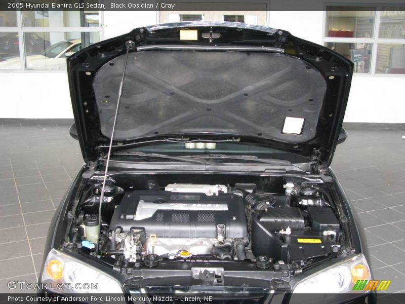 Black Obsidian / Gray 2005 Hyundai Elantra GLS Sedan