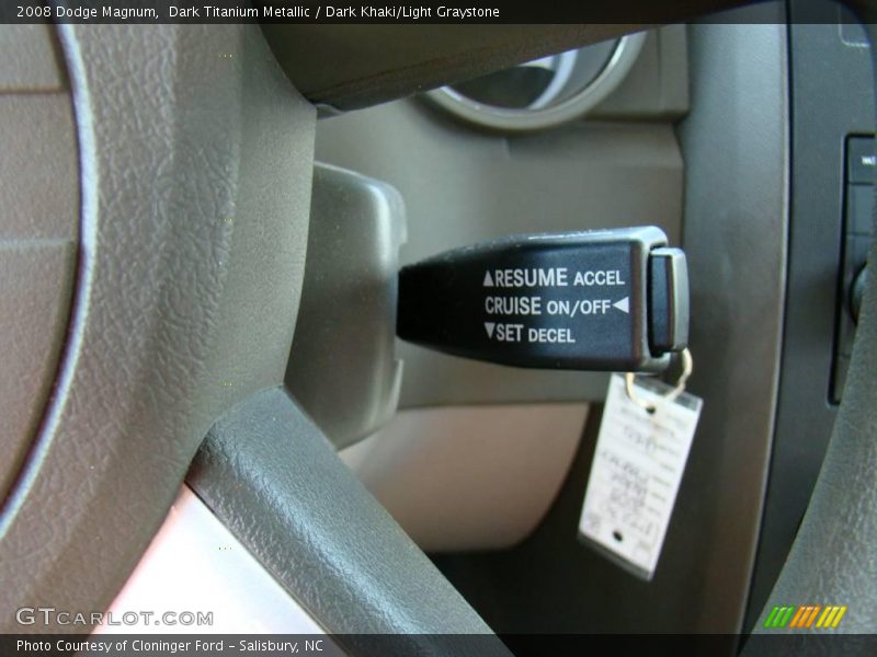 Dark Titanium Metallic / Dark Khaki/Light Graystone 2008 Dodge Magnum