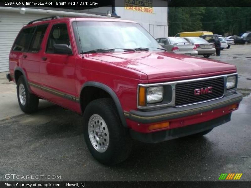 Bright Red / Dark Gray 1994 GMC Jimmy SLE 4x4