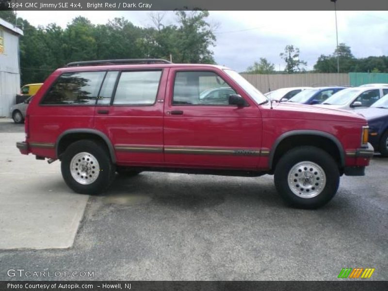 Bright Red / Dark Gray 1994 GMC Jimmy SLE 4x4