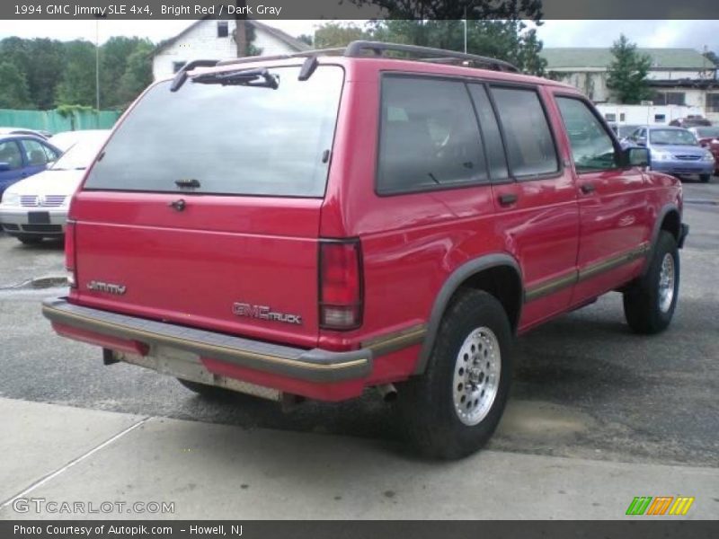Bright Red / Dark Gray 1994 GMC Jimmy SLE 4x4