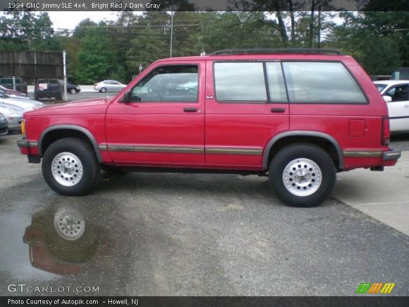 Bright Red / Dark Gray 1994 GMC Jimmy SLE 4x4
