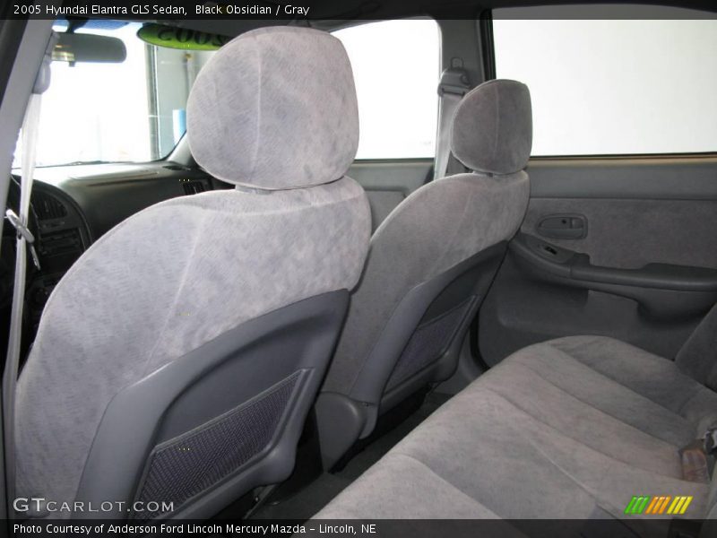 Black Obsidian / Gray 2005 Hyundai Elantra GLS Sedan