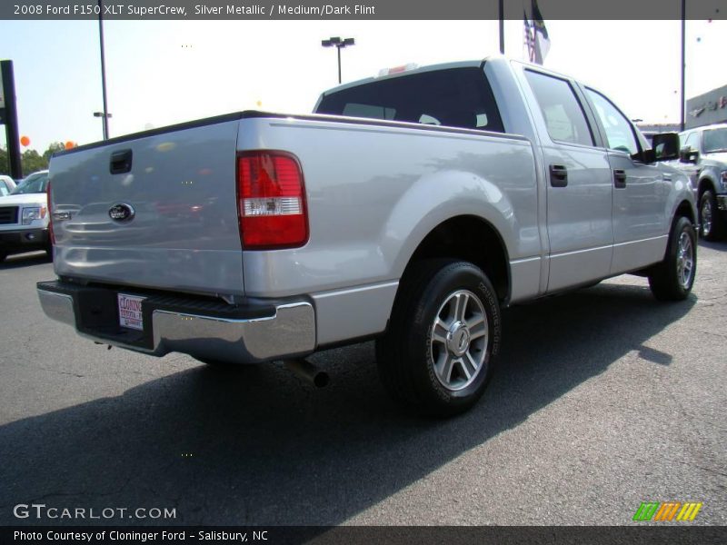 Silver Metallic / Medium/Dark Flint 2008 Ford F150 XLT SuperCrew