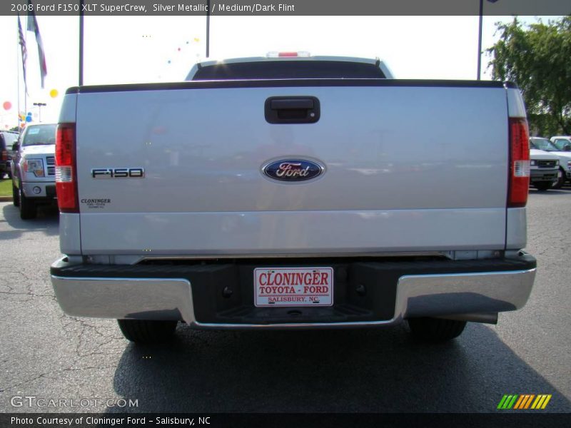 Silver Metallic / Medium/Dark Flint 2008 Ford F150 XLT SuperCrew