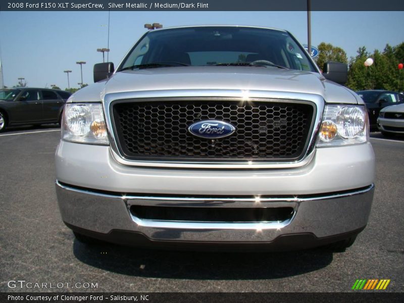 Silver Metallic / Medium/Dark Flint 2008 Ford F150 XLT SuperCrew