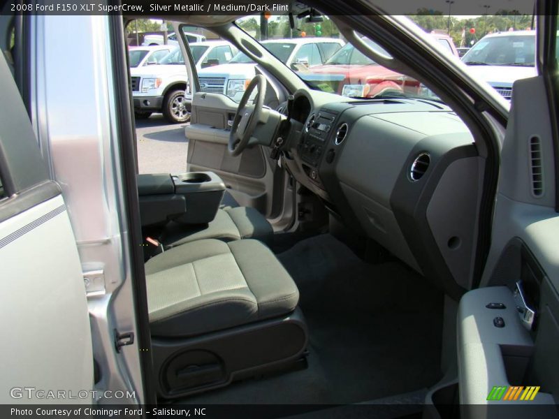 Silver Metallic / Medium/Dark Flint 2008 Ford F150 XLT SuperCrew