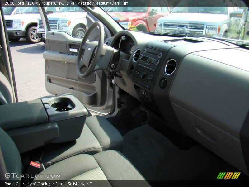 Silver Metallic / Medium/Dark Flint 2008 Ford F150 XLT SuperCrew