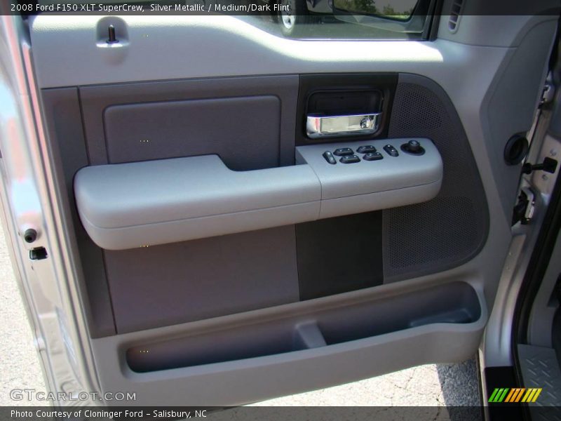 Silver Metallic / Medium/Dark Flint 2008 Ford F150 XLT SuperCrew