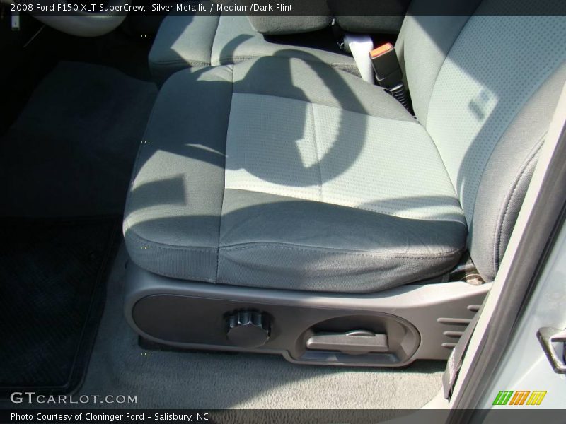 Silver Metallic / Medium/Dark Flint 2008 Ford F150 XLT SuperCrew