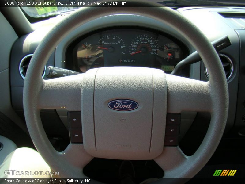 Silver Metallic / Medium/Dark Flint 2008 Ford F150 XLT SuperCrew