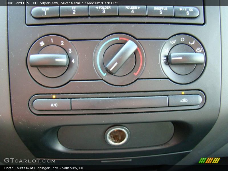 Silver Metallic / Medium/Dark Flint 2008 Ford F150 XLT SuperCrew