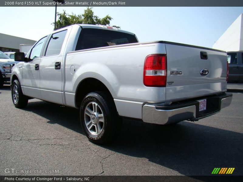Silver Metallic / Medium/Dark Flint 2008 Ford F150 XLT SuperCrew