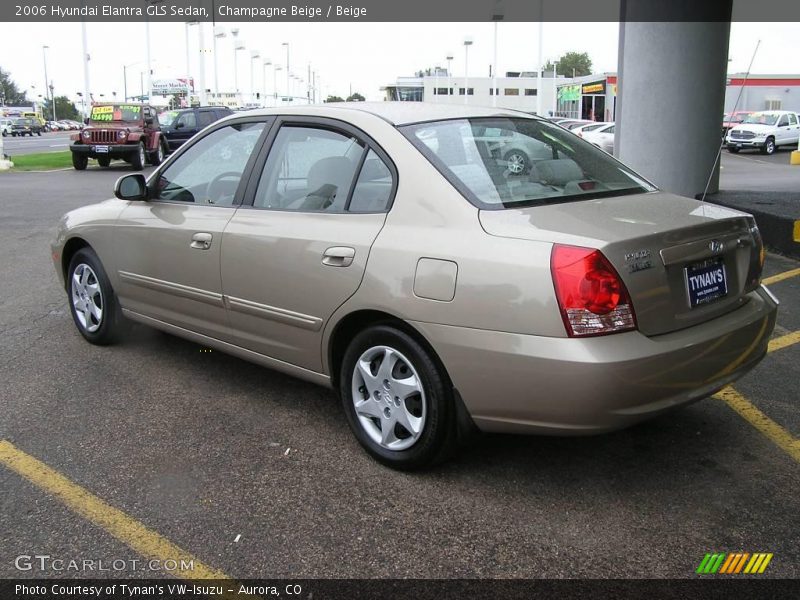 Champagne Beige / Beige 2006 Hyundai Elantra GLS Sedan