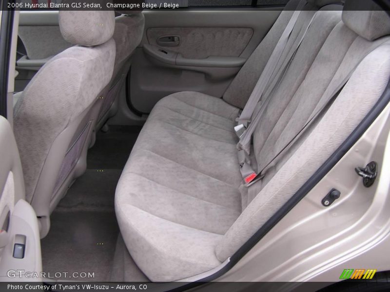 Champagne Beige / Beige 2006 Hyundai Elantra GLS Sedan