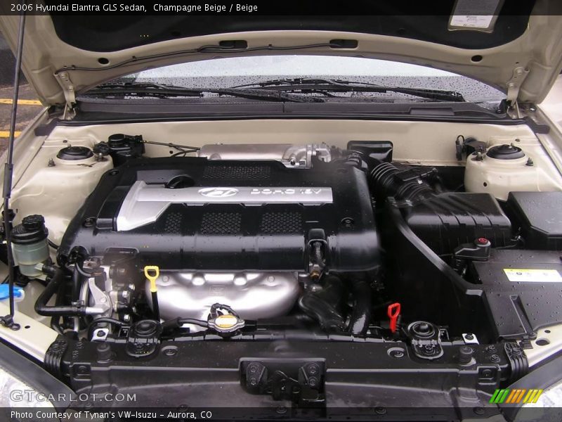 Champagne Beige / Beige 2006 Hyundai Elantra GLS Sedan
