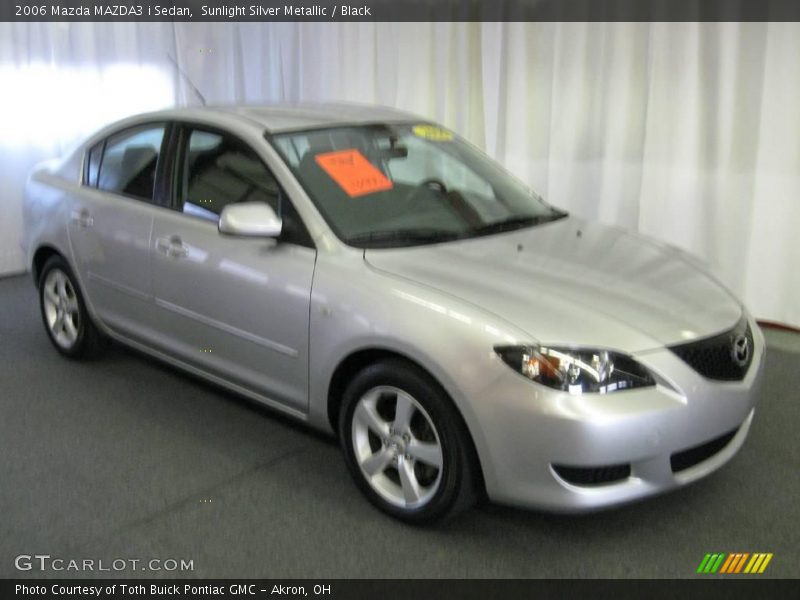 Sunlight Silver Metallic / Black 2006 Mazda MAZDA3 i Sedan