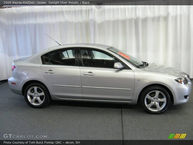 Sunlight Silver Metallic / Black 2006 Mazda MAZDA3 i Sedan