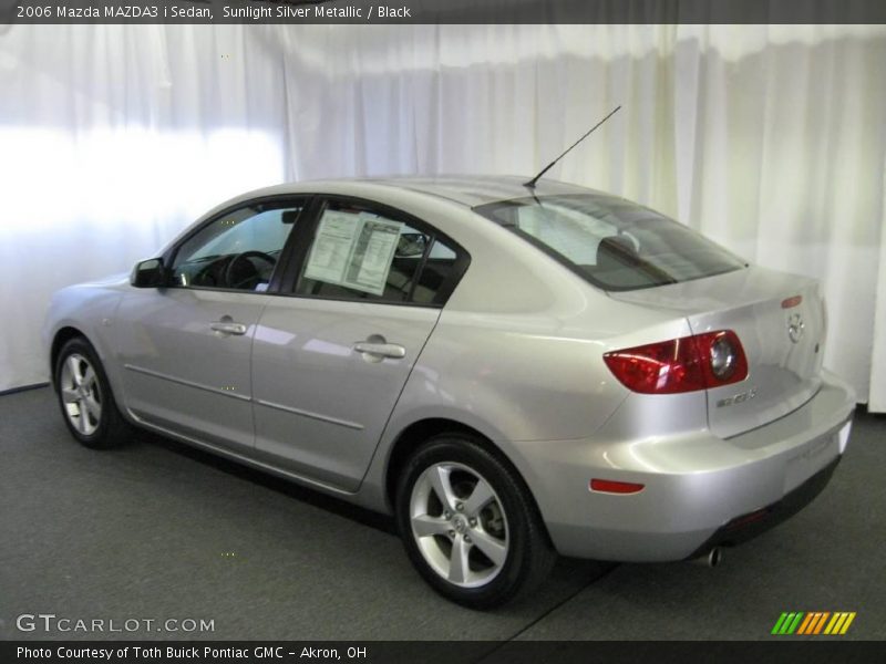 Sunlight Silver Metallic / Black 2006 Mazda MAZDA3 i Sedan