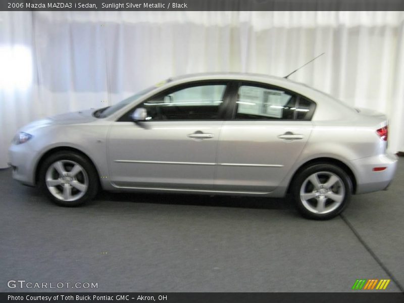 Sunlight Silver Metallic / Black 2006 Mazda MAZDA3 i Sedan