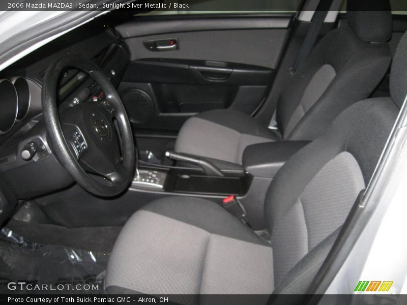 Sunlight Silver Metallic / Black 2006 Mazda MAZDA3 i Sedan