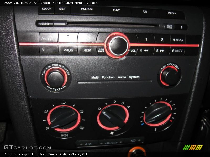 Sunlight Silver Metallic / Black 2006 Mazda MAZDA3 i Sedan