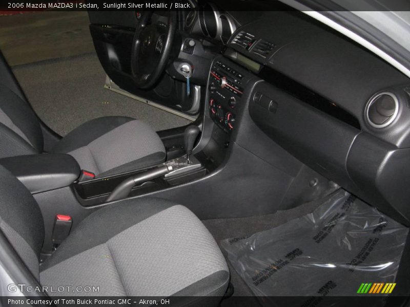 Sunlight Silver Metallic / Black 2006 Mazda MAZDA3 i Sedan