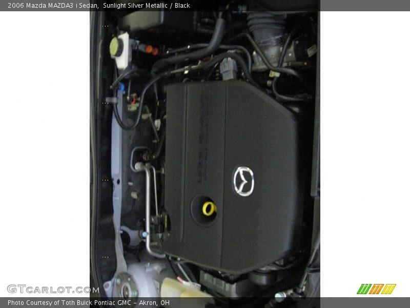 Sunlight Silver Metallic / Black 2006 Mazda MAZDA3 i Sedan