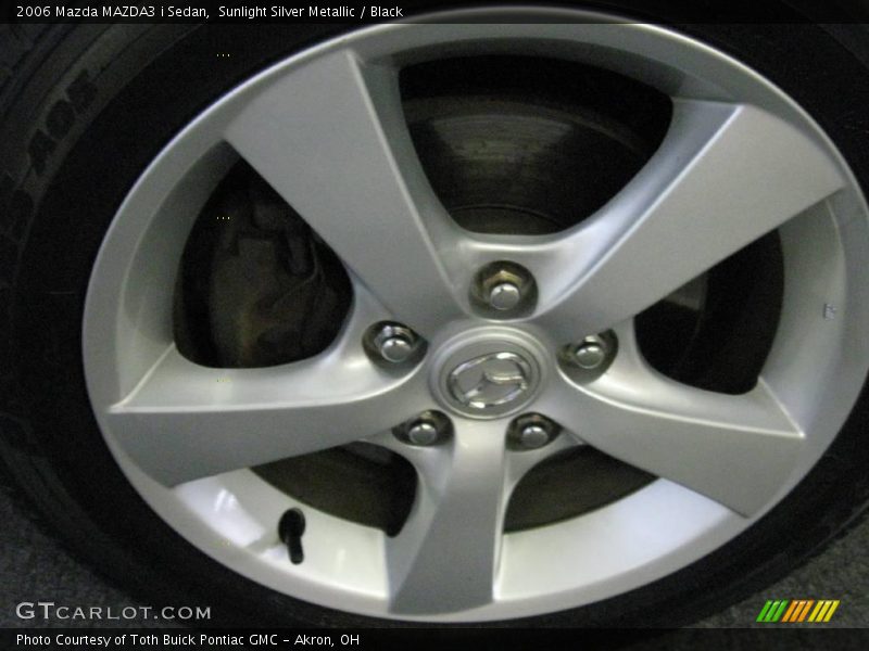Sunlight Silver Metallic / Black 2006 Mazda MAZDA3 i Sedan